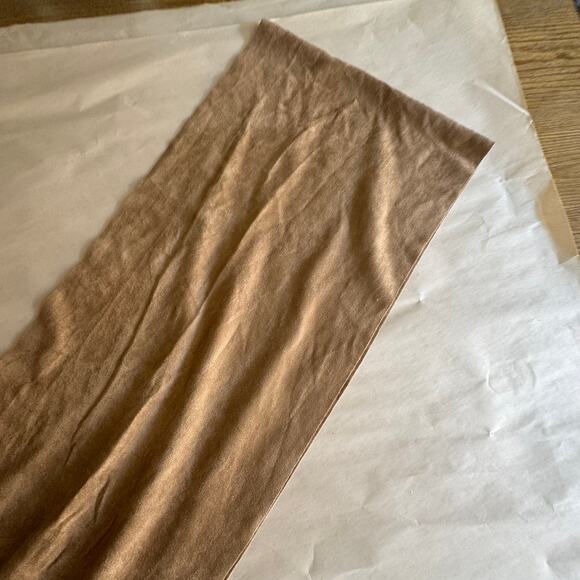 Urban Outfitters 7.5 Foot Tan Suede Coastal Cowgirl Wrap w Fringe on Either End - Picture 13 of 16